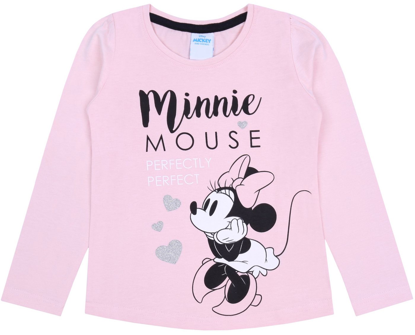 Sarcia.eu Langarmbluse Pinke Bluse mit langen Ärmel Minnie Mouse DISNEY 7-8 Jahre von Sarcia.eu