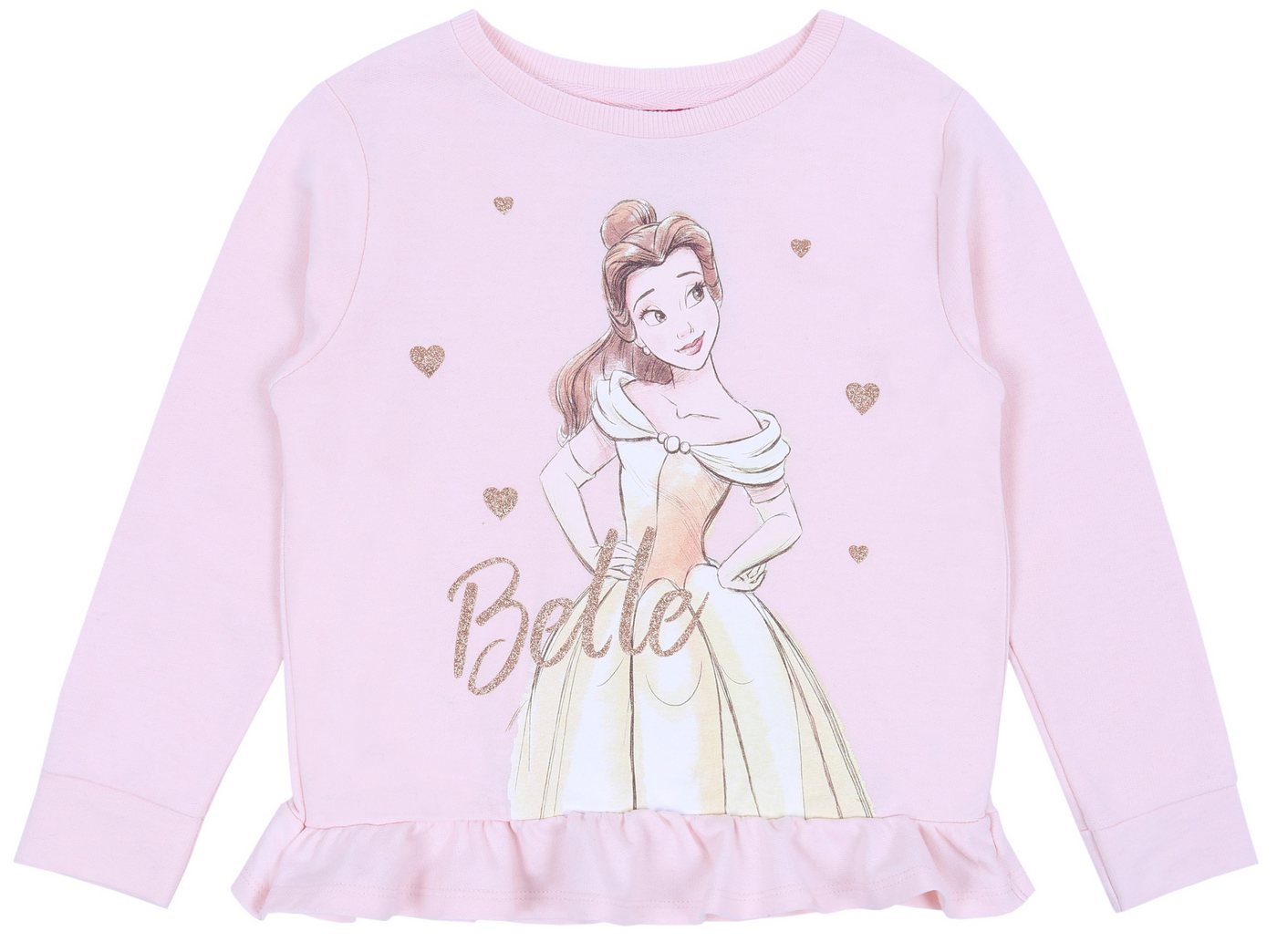 Sarcia.eu Langarmbluse Rosa Bluse Bella Prinzessinnen BEAUTY AND THE BEAST 2-3 Jahre von Sarcia.eu