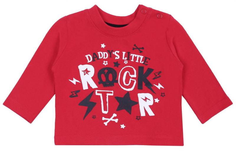 Sarcia.eu Langarmbluse Rote Bluse Rock Star 18-24 Monate von Sarcia.eu