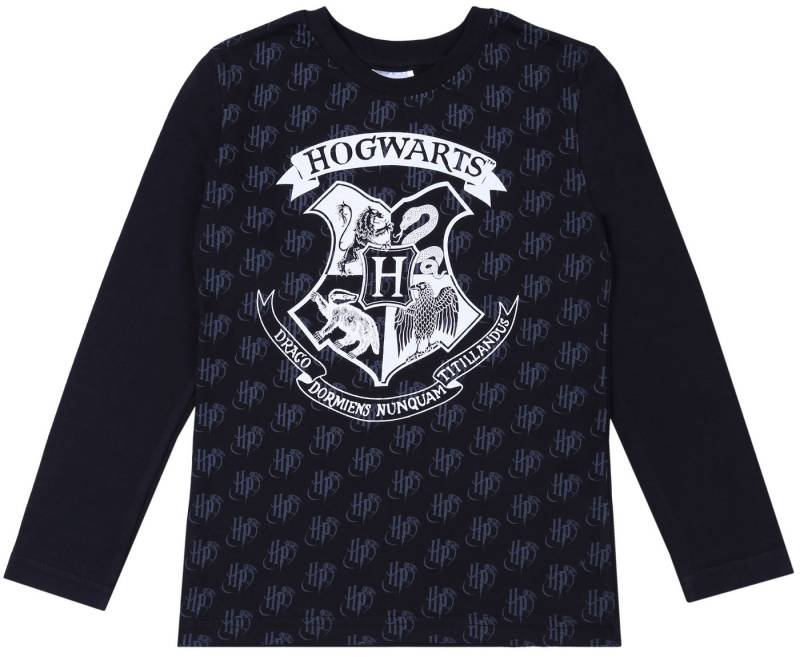Sarcia.eu Langarmbluse Schwarze Bluse/Sweatshirt Langarmshirt HOGWARTS Harry Potter 7 Jahre von Sarcia.eu