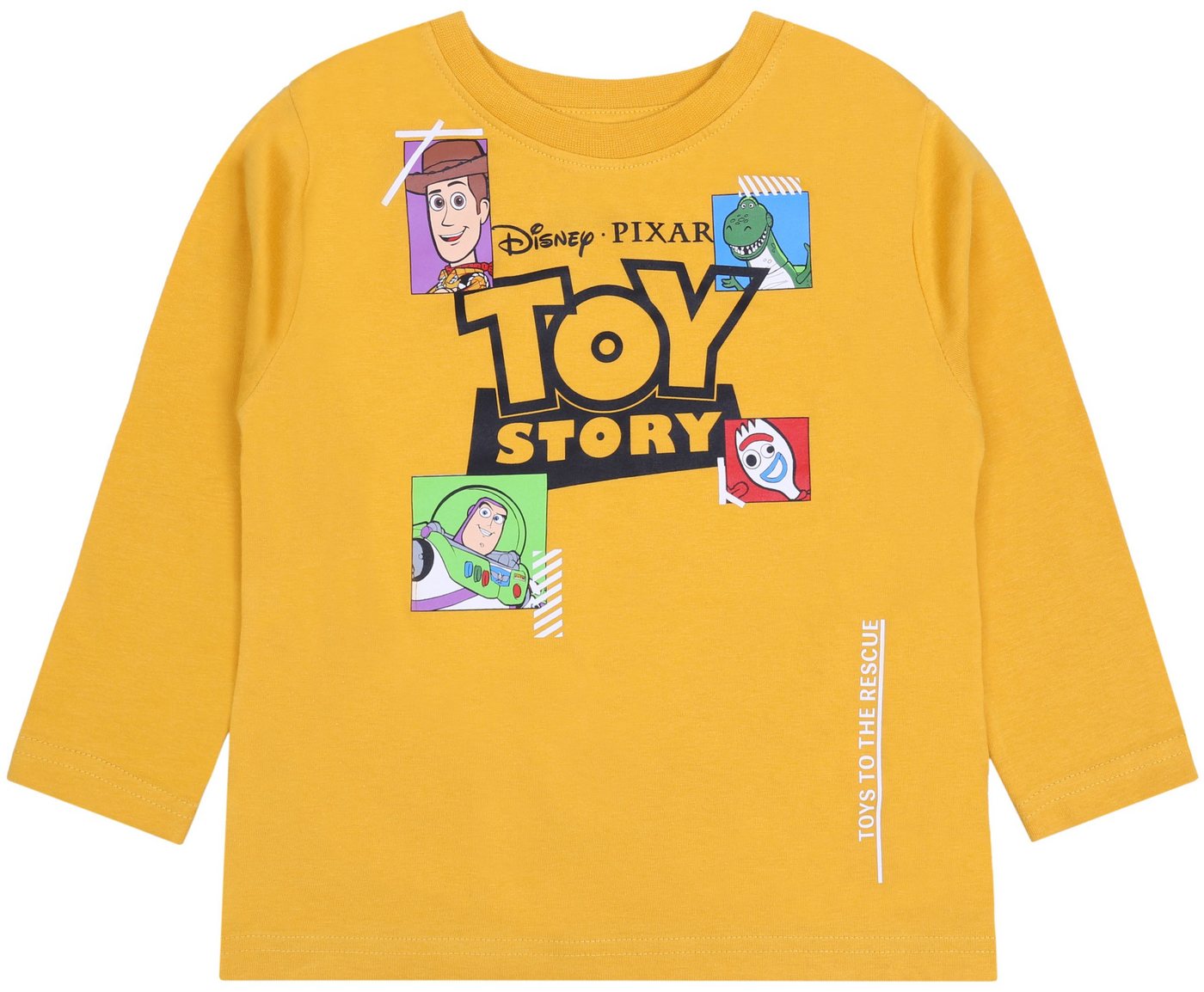 Sarcia.eu Langarmbluse Senffarbene Bluse/Sweatshirt mit langen Ärmel TOY STORY 2-3 Jahre von Sarcia.eu