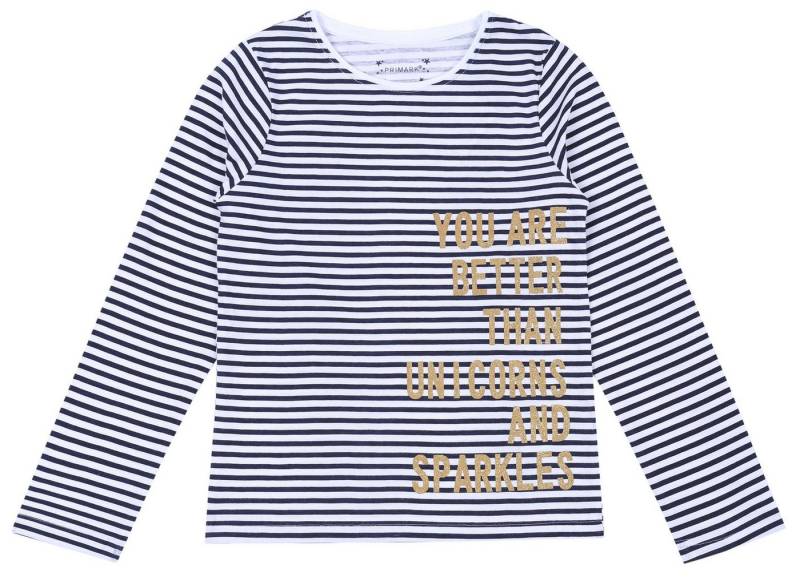 Sarcia.eu Langarmbluse Weiß-dunkelblaue Bluse gestreift 8-9 Jahre Sarcia.eu Langarmbluse Weiß-dunkelblaue Bluse gestreift 8-9 Jahre von Sarcia.eu