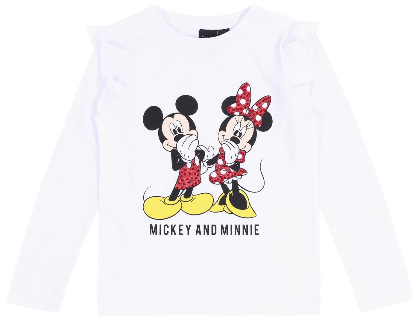 Sarcia.eu Langarmbluse Weißes Shirt Minnie DISNEY 6-7 Jahre von Sarcia.eu