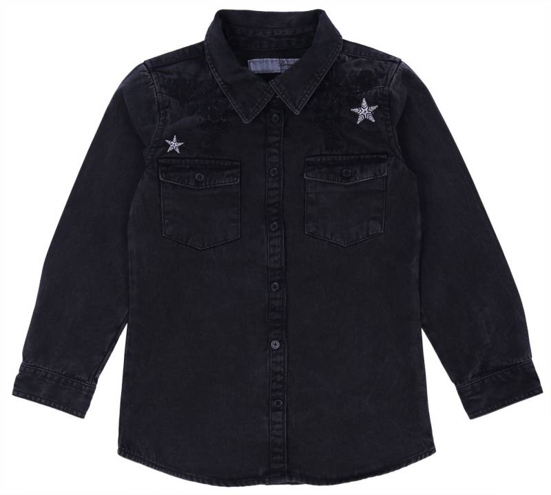 Sarcia.eu Langarmhemd Jeanshemd feine Baumwolle Aufnäher Stickerei DENIM CO 3-4 Jahre von Sarcia.eu