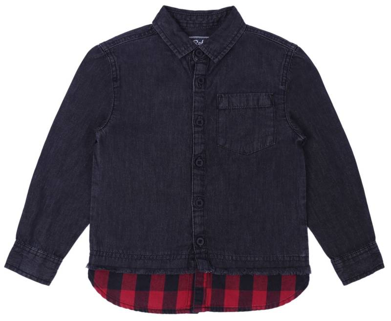 Sarcia.eu Langarmhemd Schwarzes Hemd mit Karomuster PRIMARK 6-7 Jahre von Sarcia.eu