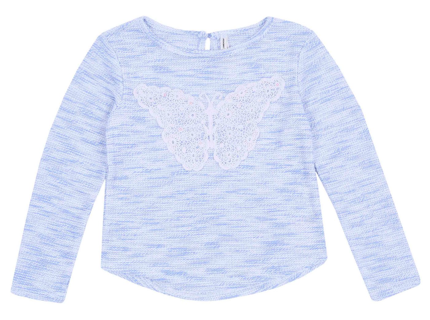 Sarcia.eu Longpullover Blauer Pullover mit Schmetterling YD 4-5 Jahre von Sarcia.eu