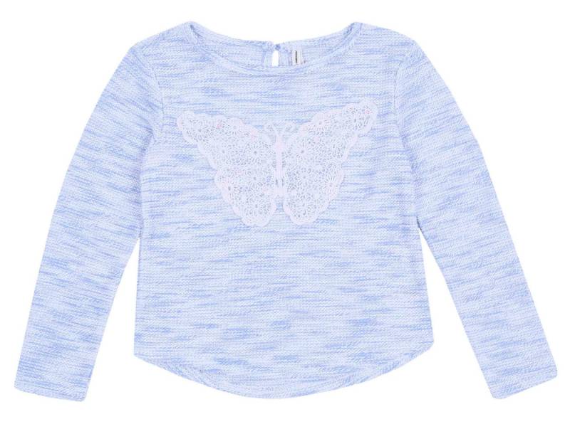 Sarcia.eu Longpullover Blauer Pullover mit Schmetterling YD 4-5 Jahre von Sarcia.eu