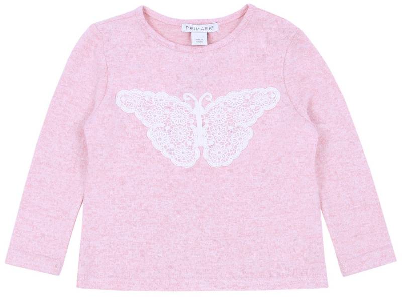 Sarcia.eu Longpullover Puderpinker Pullover mit Schmetterling 2-3 Jahre von Sarcia.eu
