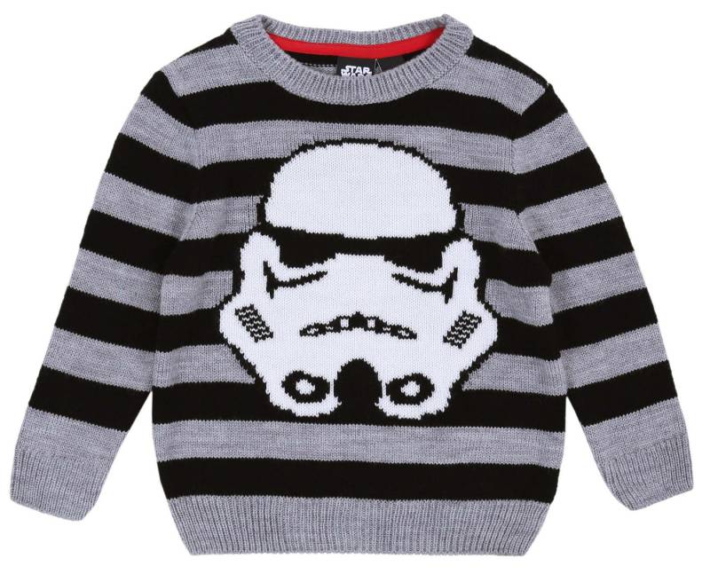 Sarcia.eu Longpullover Schwarzer gestreifter Pullover STAR WARS 5-6 Jahre von Sarcia.eu