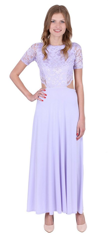 Sarcia.eu Maxikleid John Zack Elegantes lila Maxikleid L von Sarcia.eu