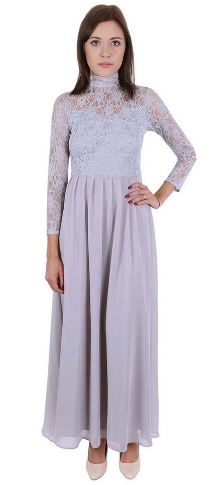Sarcia.eu Maxikleid John Zack Grauer Maxirock mit 3/4 Ärmeln M von Sarcia.eu