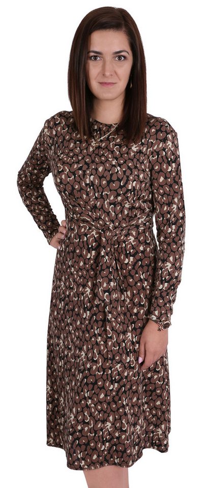 Sarcia.eu Midikleid Ein schwarz-braunes geflecktes Kleid von John Zack S Sarcia.eu Midikleid Ein schwarz-braunes geflecktes Kleid von John Zack S von Sarcia.eu