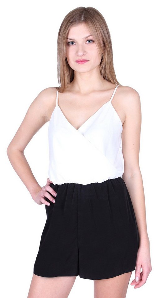 Sarcia.eu Minikleid John Zack Schwarz-weißer Mini-Overall S von Sarcia.eu