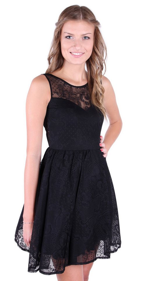 Sarcia.eu Minikleid John Zack Schwarzer Spitzenballerina Mini S von Sarcia.eu