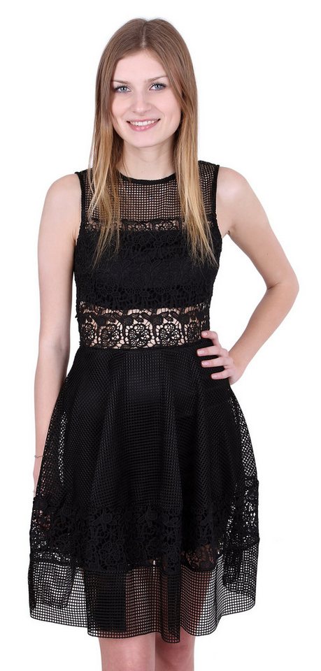 Sarcia.eu Minikleid John Zack Schwarzes Minikleid aus Netz und Spitze L Sarcia.eu Minikleid John Zack Schwarzes Minikleid aus Netz und Spitze L von Sarcia.eu