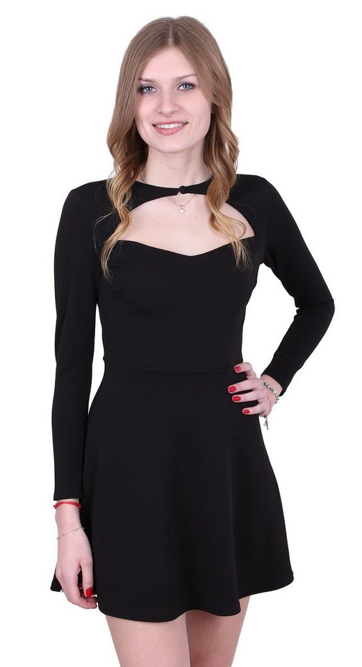 Sarcia.eu Minikleid Schwarzes Minikleid mit Glockenschnitt John Zack M von Sarcia.eu