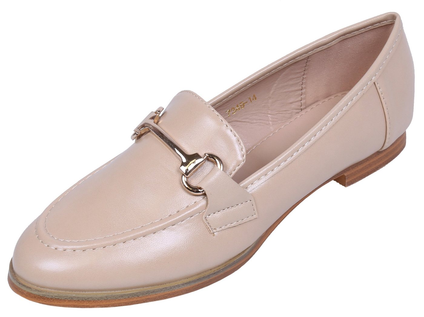 Sarcia.eu Mokassins für Damen mit Metallschnalle, Öko-Leder VICES 39 EU Mokassin von Sarcia.eu
