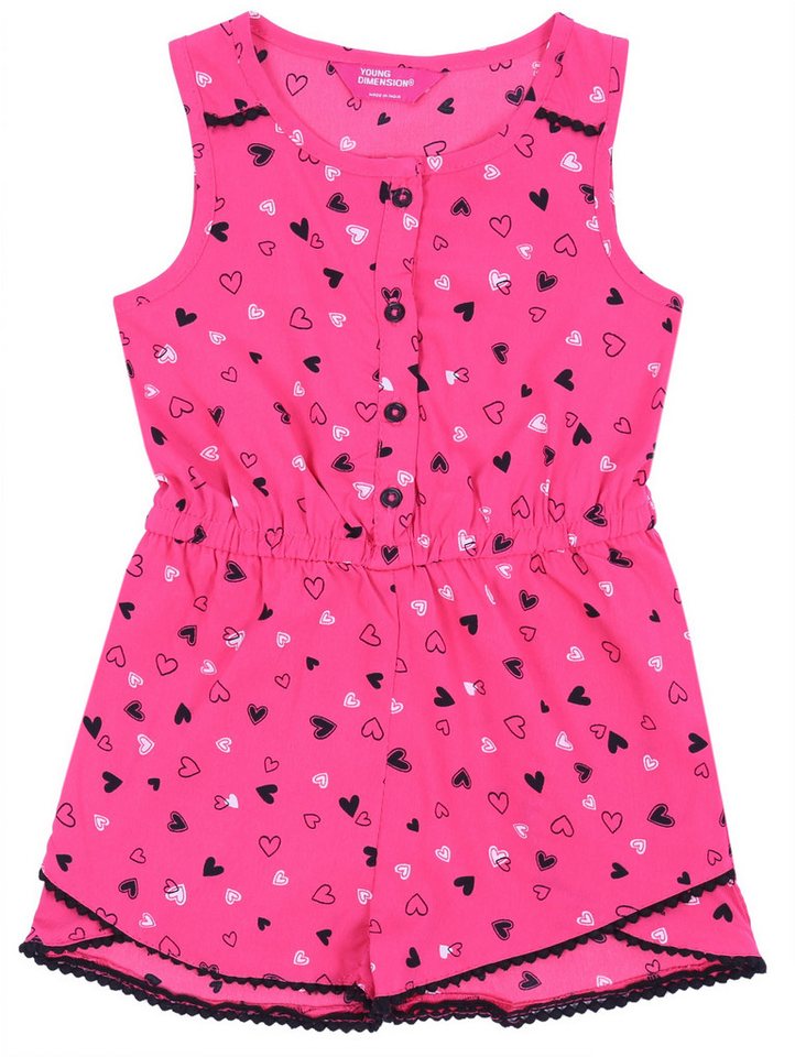 Sarcia.eu Overall Pinker Overall mit Herzen gemustert 18-24 Monate von Sarcia.eu