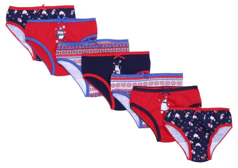 Sarcia.eu Panty 7x Mädchenunterhose/Slip mit Wintermuster 5-6 Jahre von Sarcia.eu