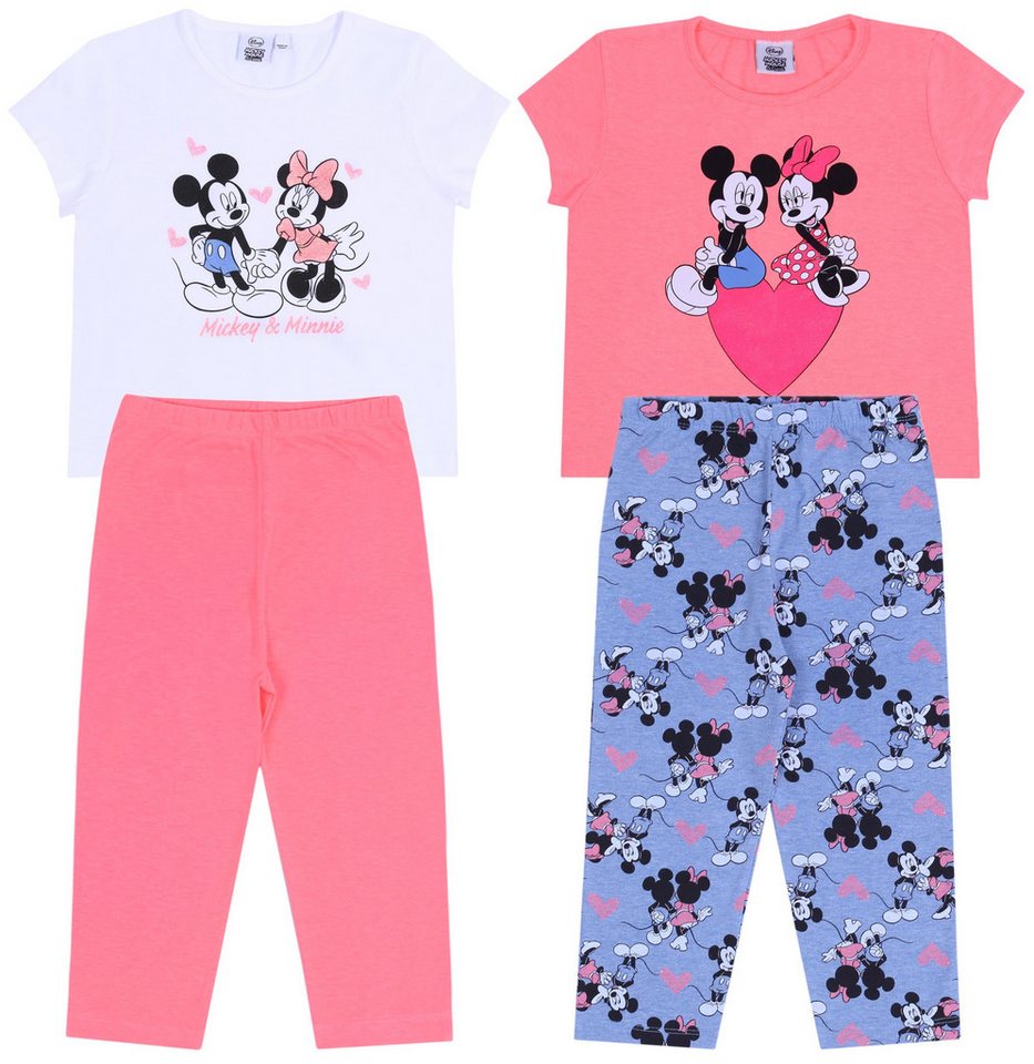 Sarcia.eu Pyjama 2 x Neon-weißes Pyjama Mickey Mouse DISNEY 5-6 Jahre von Sarcia.eu