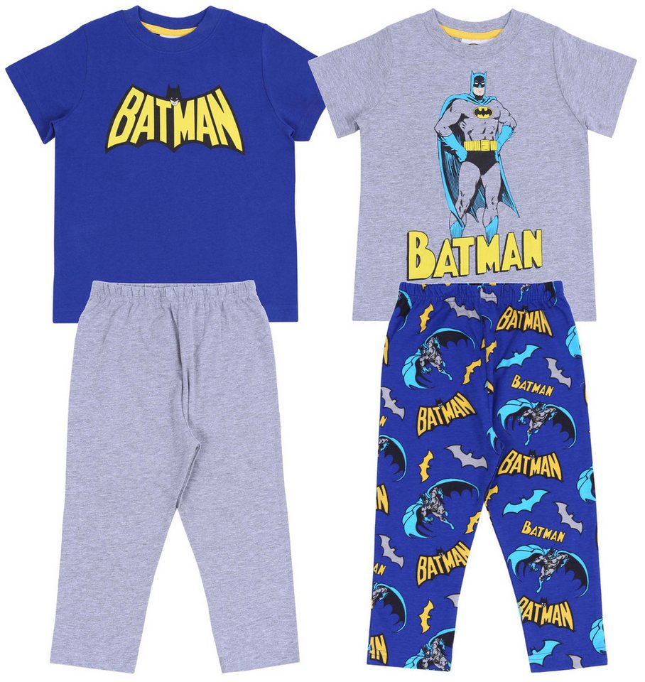 Sarcia.eu Pyjama 2 x blau-grauer Pyjama Batman DC COMICS 18-24 Monate von Sarcia.eu
