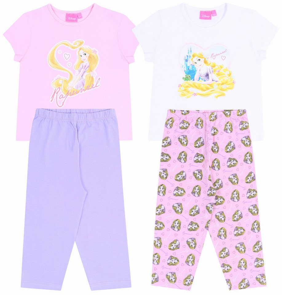 Sarcia.eu Pyjama 2 x pink-violettes zweiteiliges Pyjama Rapunzel DISNEY 4-5 Jahre von Sarcia.eu