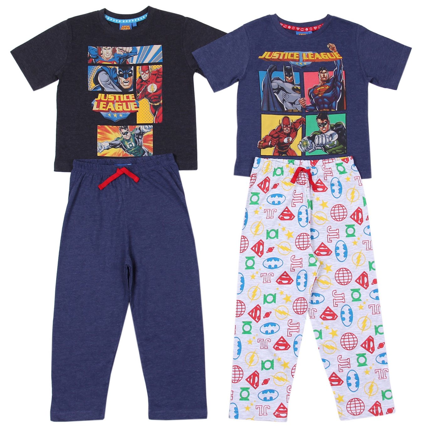 Sarcia.eu Pyjama 2x Grau-dunkelblaues Jungenpyjama Superhelden MARVEL 5-6 Jahre von Sarcia.eu
