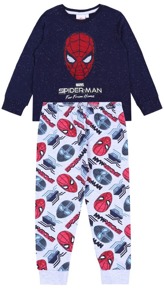 Sarcia.eu Pyjama 2x grau-marinefarbener Pyjama SPIDER-MAN Marvel 3-4 Jahre von Sarcia.eu