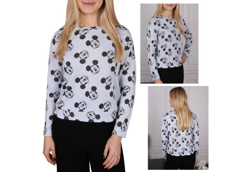 Sarcia.eu Pyjama DISNEY Mickey Mouse Blaue langärmelige Bluse, Damen, XXS von Sarcia.eu