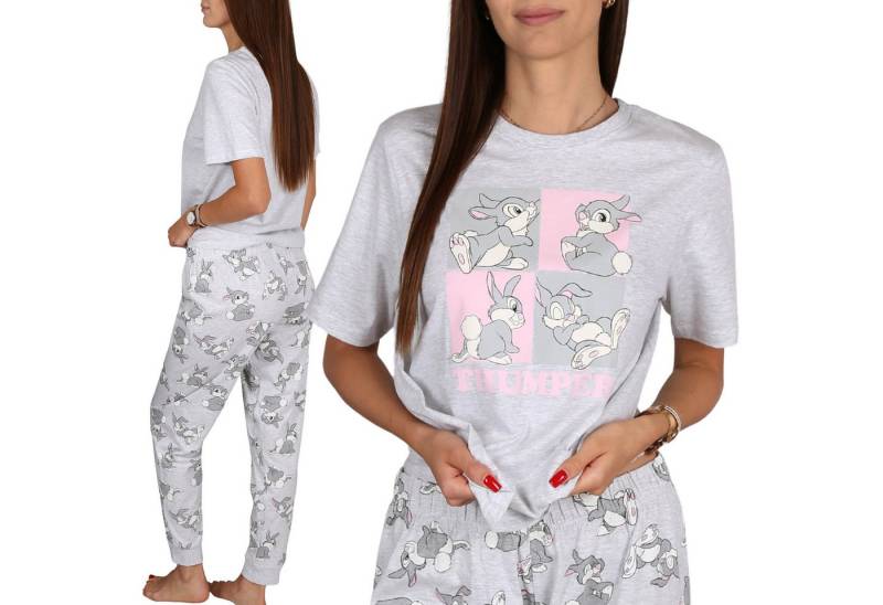 Sarcia.eu Pyjama DISNEY Bambi Klopfer Damen Pyjama Zweiteiler aus Baumwolle, Kurzarm von Sarcia.eu