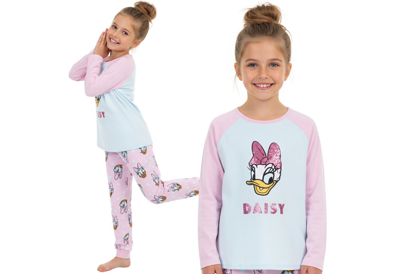 Sarcia.eu Pyjama Disney Daisy zweiteiliger Polar-Pyjama für Mädchen, warm von Sarcia.eu