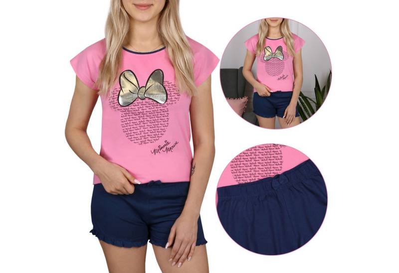 Sarcia.eu Pyjama DISNEY Minnie Mouse Mädchen-Pyjama mit kurzer Hose von Sarcia.eu