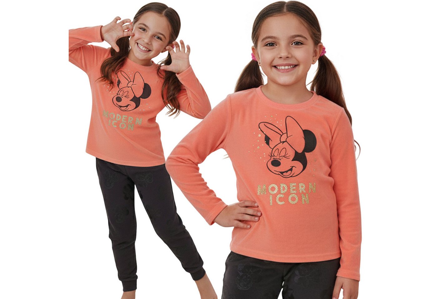 Sarcia.eu Pyjama DISNEY Minnie Mouse Pyjama für Mädchen, ZWEITEILIG mit langen Ärmeln Sarcia.eu Pyjama DISNEY Minnie Mouse Pyjama für Mädchen, ZWEITEILIG mit langen Ärmeln von Sarcia.eu
