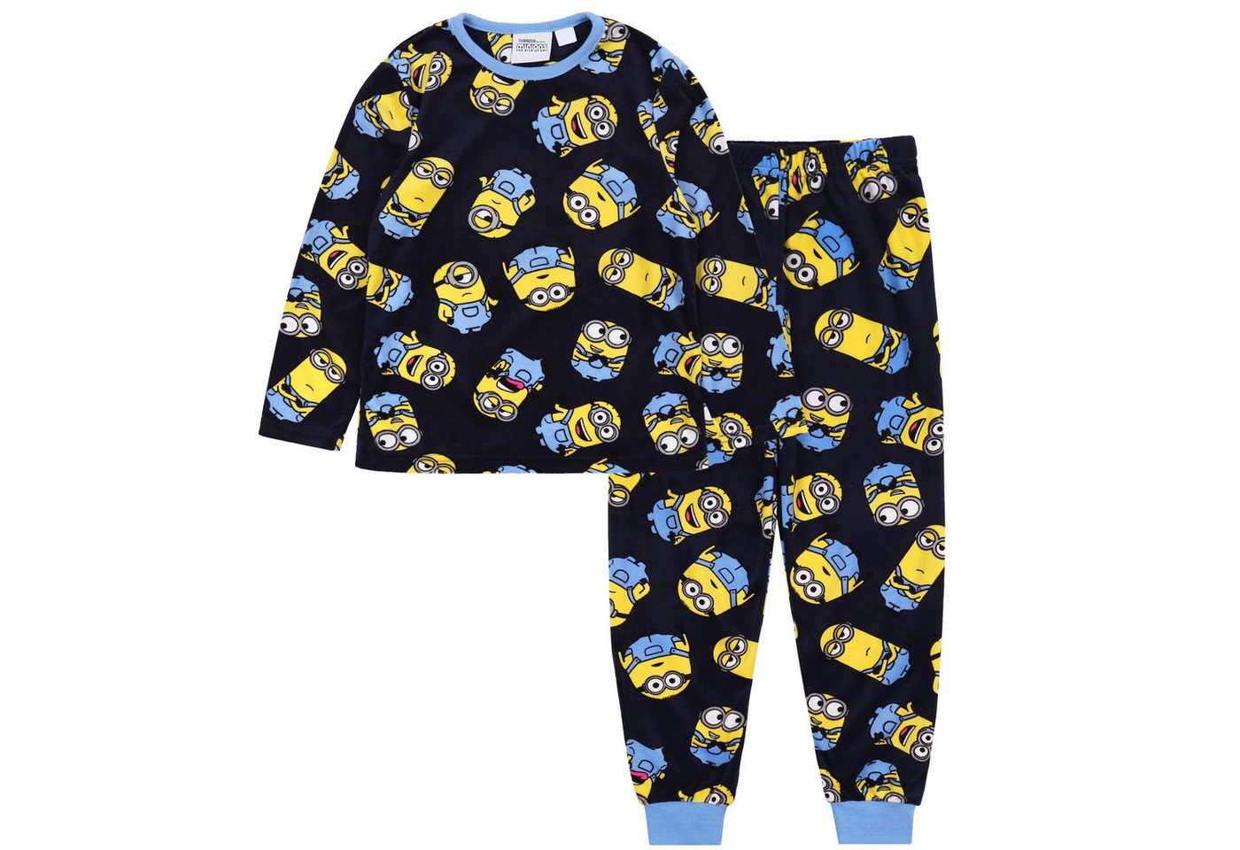 Sarcia.eu Pyjama Die Minions Pyjama für Jungen, langärmelig, dunkelblau 18-24 Monate von Sarcia.eu