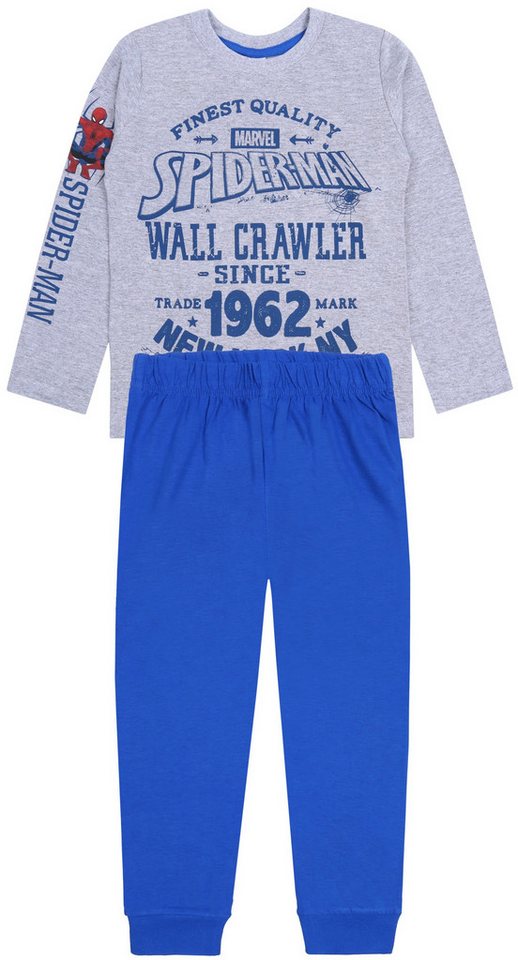 Sarcia.eu Pyjama Grau-blaues Jungenpyjama Spiderman MARVEL 3-4 Jahre von Sarcia.eu