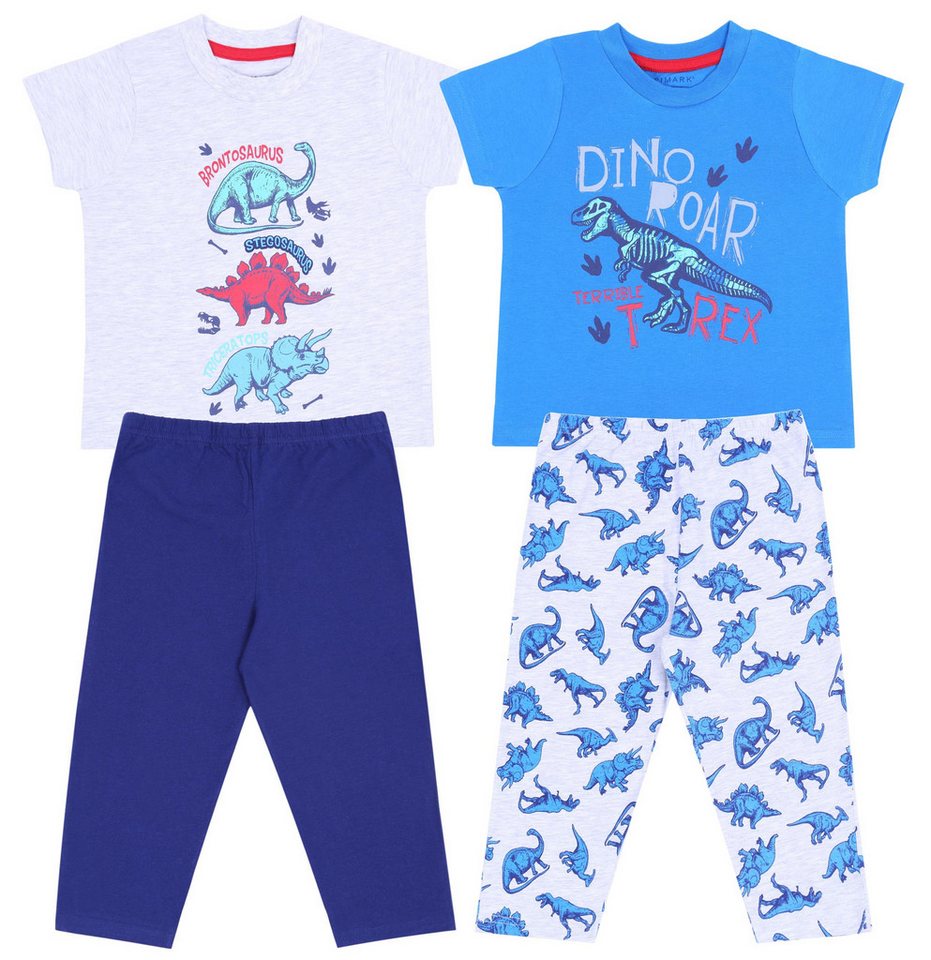 Sarcia.eu Pyjama Grau-blaues Pyjama/Schlafanzug für Jungen mit Dinos 18-24 Monate von Sarcia.eu