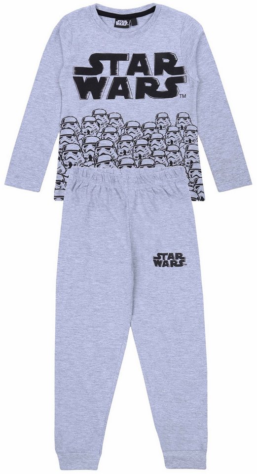 Sarcia.eu Pyjama Grau-schwarzes Jungen-Pyjama Star Wars Disney 5 Jahre von Sarcia.eu