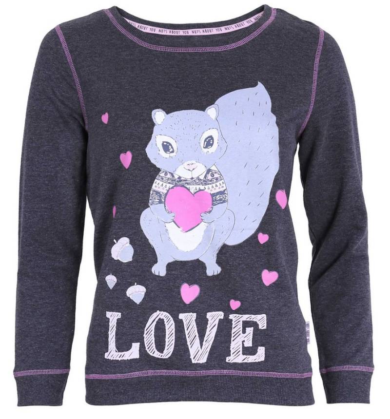 Sarcia.eu Pyjama Graue Schlafbluse Eichhörnchen XL von Sarcia.eu