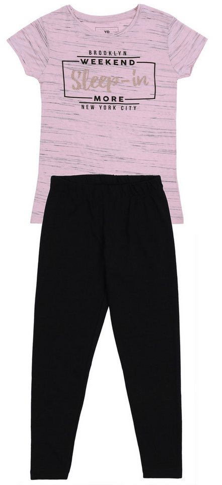 Sarcia.eu Pyjama Pink-schwarzes Pyjama/Schlafanzug 10-11 Jahre von Sarcia.eu