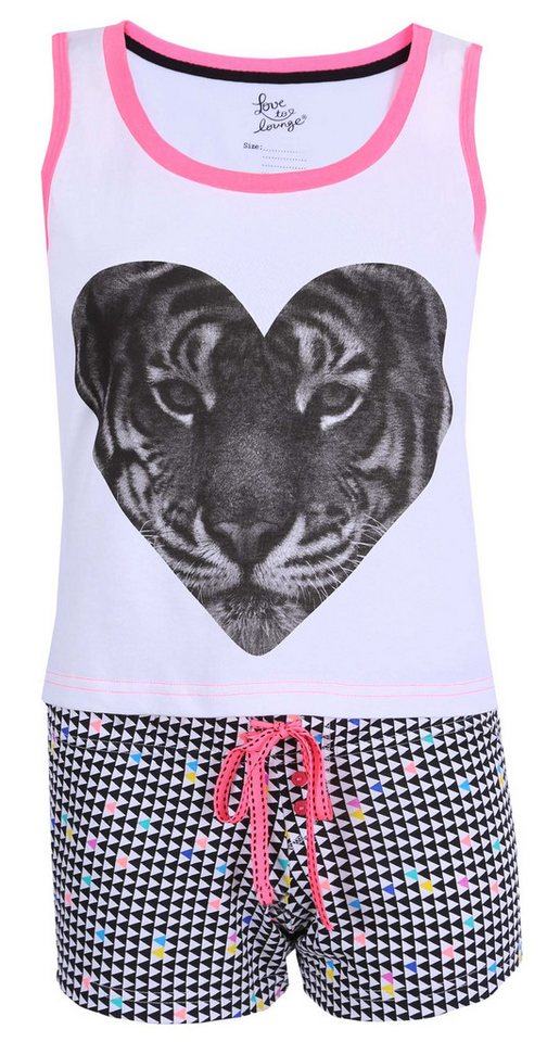 Sarcia.eu Pyjama Pyjama/Schlafanzug Tiger - geometrisch gemustert L von Sarcia.eu