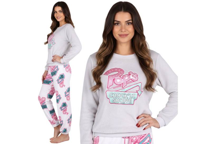 Sarcia.eu Pyjama RIVERDALE Damen Pyjama, 2tlg, warm, Fleece, langarm von Sarcia.eu