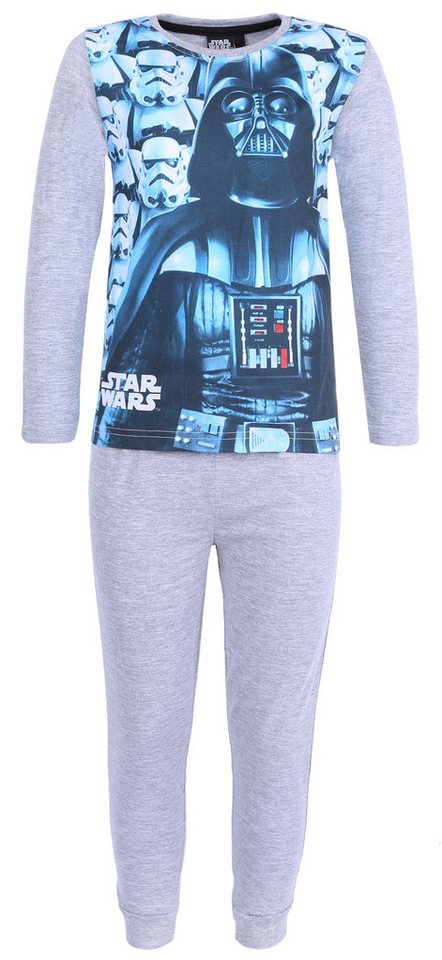 Sarcia.eu Pyjama STAR WARS Pyjama/Schlafanzug für Jungen, grau-blau 5 Jahre von Sarcia.eu