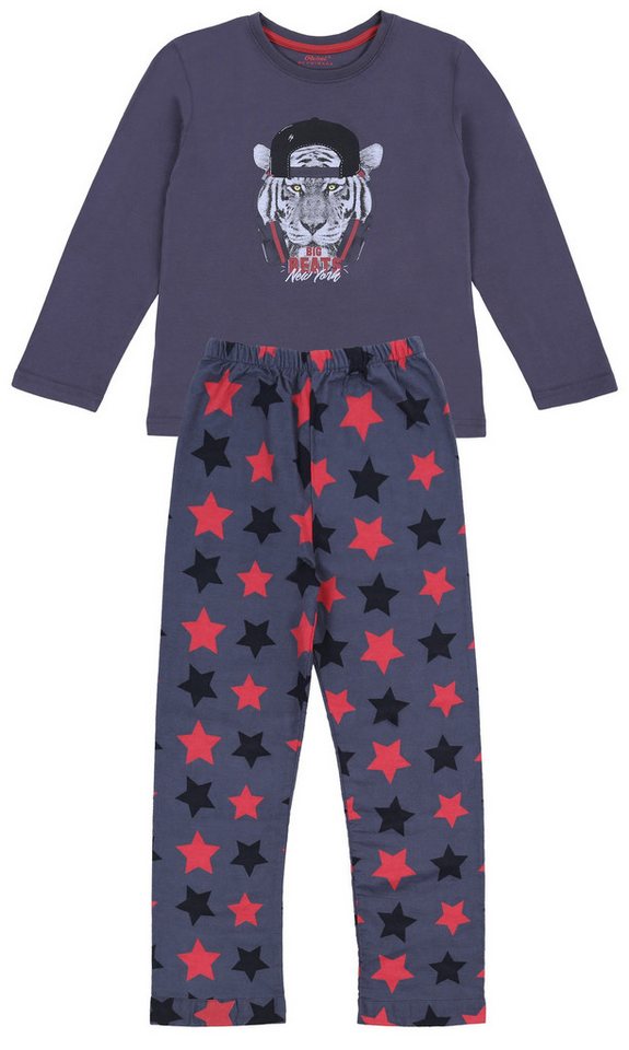 Sarcia.eu Pyjama Schwarzgraues Pyjama mit Tiger 8-9 Jahre Sarcia.eu Pyjama Schwarzgraues Pyjama mit Tiger 8-9 Jahre von Sarcia.eu