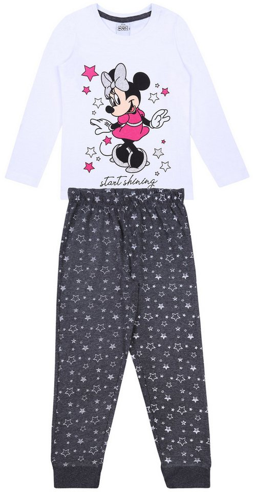 Sarcia.eu Pyjama Weiß-graues Mädchenpyjama mit langen Ärmeln Minnie Mouse 6 Jahre von Sarcia.eu