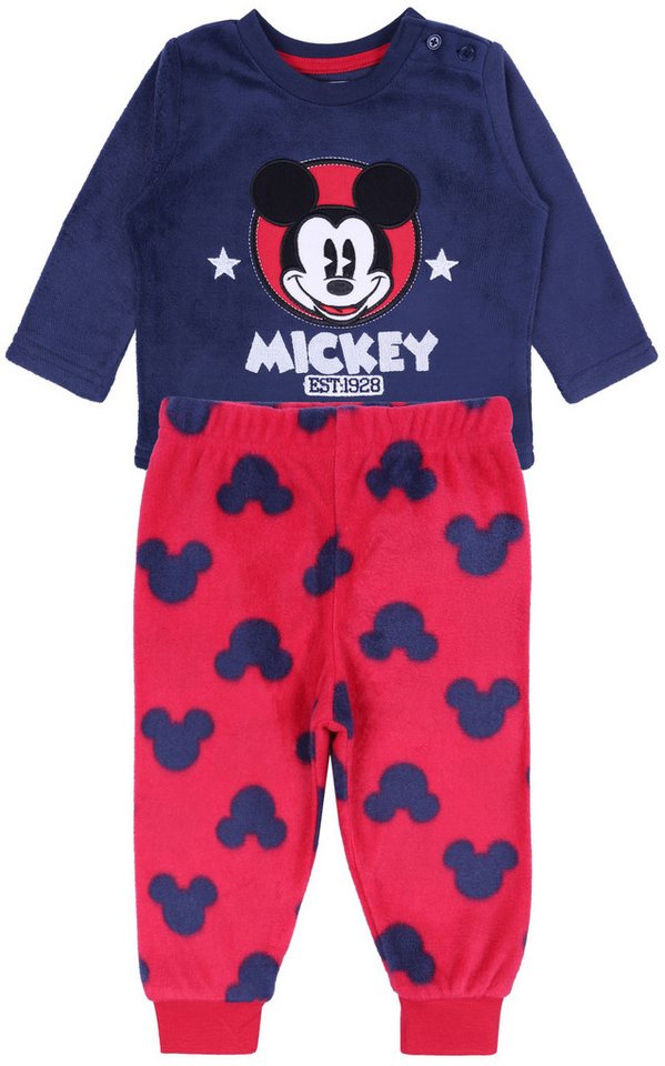 Sarcia.eu Pyjama marineblau-roter Mickey Mouse Pyjama DISNEY 6-9 Monate von Sarcia.eu