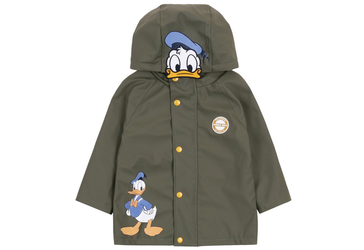 Sarcia.eu Regenmantel Khakifarbener Regenmantel, wasserfest Donald Duck DISNEY, 68 von Sarcia.eu