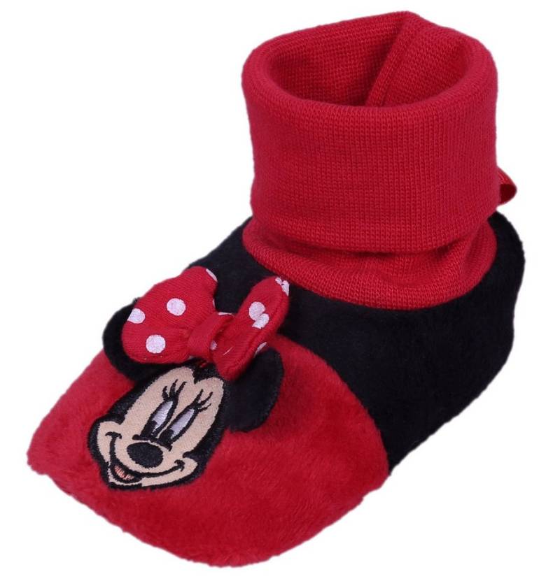 Sarcia.eu Rot-schwarze Babyschühchen Minnie Mouse Disney 6-9 Monate Babystiefel von Sarcia.eu