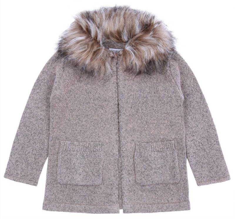 Sarcia.eu Sakko Brauner Pullover mit abnehmbarem Pelz 5-6 Jahre von Sarcia.eu