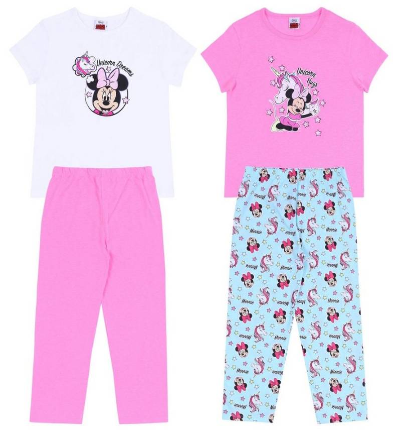 Sarcia.eu Schlafanzug 2x DISNEY Minnie Maus Unicorn Pyjama/Schlafanzug 7-8 Jahre von Sarcia.eu
