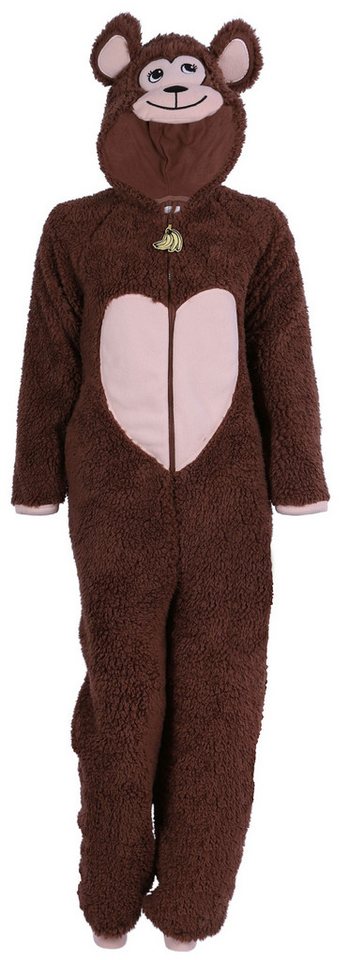 Sarcia.eu Schlafanzug Braunes, einteiliges Pyjama Äffchen M Sarcia.eu Schlafanzug Braunes, einteiliges Pyjama Äffchen M von Sarcia.eu